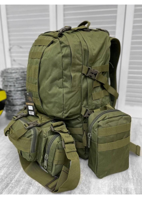 Тактичний рюкзак SILVER KNIGHT 213 ОЛИВА 55л