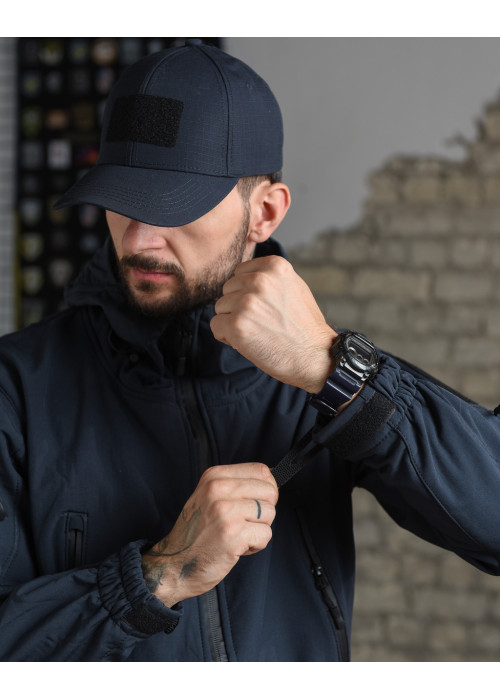 Тактична куртка Soft Shel синій