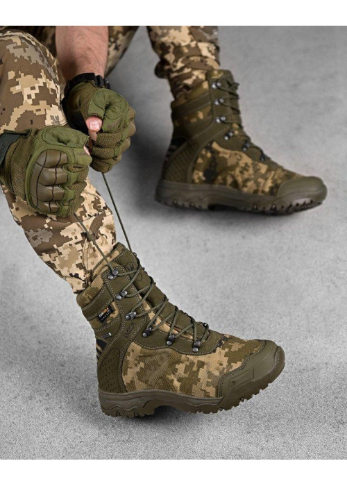 Тактичні черевики ALPINE CROWN MILITARY PHANTOM піксель