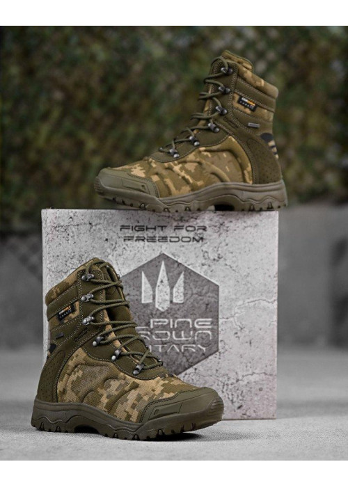 Тактичні черевики ALPINE CROWN MILITARY PHANTOM піксель