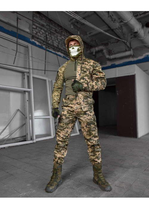 Тактичний костюм 3в1 colossus піксель