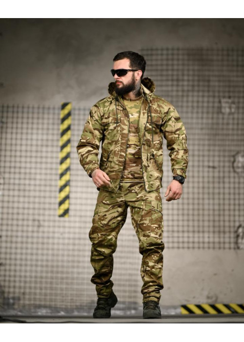 Тактичний костюм defender мультикам + футболка мультик