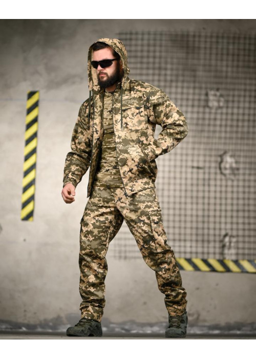 Тактичний костюм defender піксель + футболка піксель