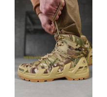 Тактичні черевики aeisk gore tex з нубука та Cordura з мембраною DryTex мультикам