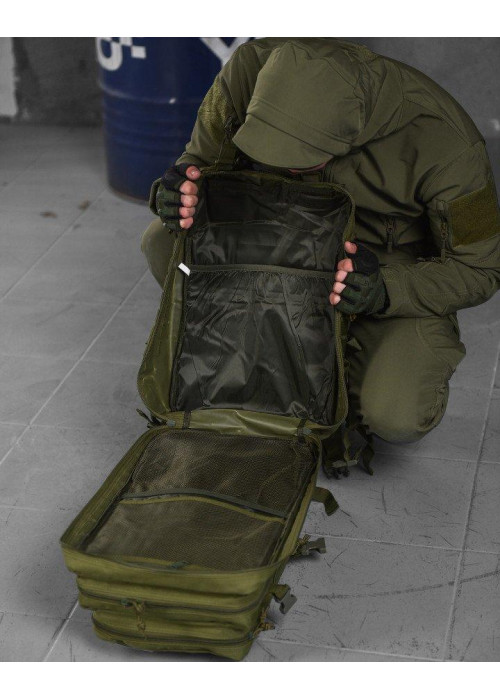 Тактичний рюкзак SILVER KNIGHT 800D Олива 45л