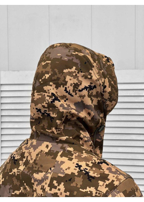 Демісезонний тактичний костюм Softshell PERODIZATION Армійський костюм Піксель