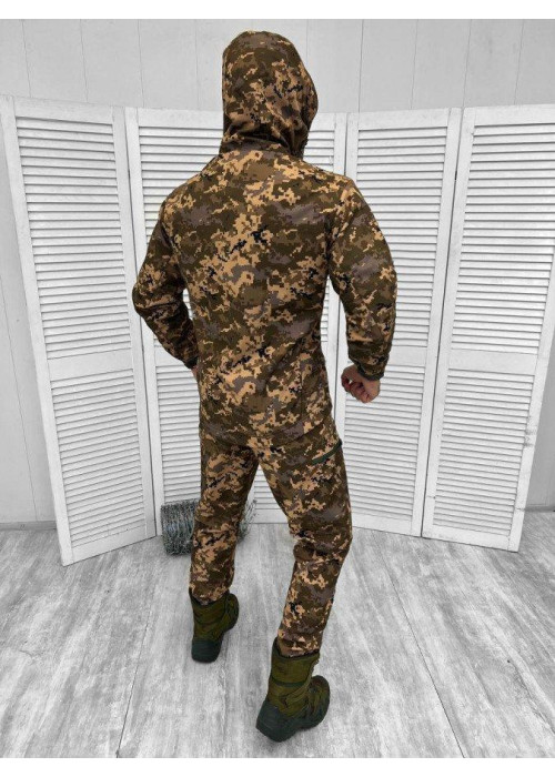 Демісезонний тактичний костюм Softshell PERODIZATION Армійський костюм Піксель