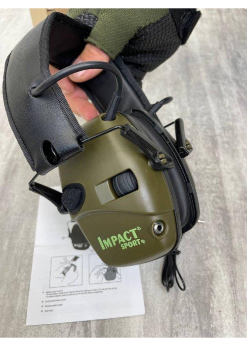 Навушники активні Howard Leight Impact Sport & цвіту хакі