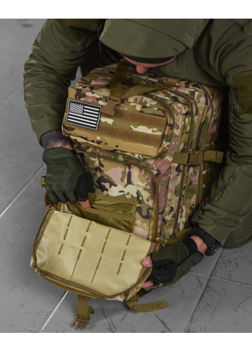 Тактичний штурмовий рюкзак мультикам U.S.A 45 LUX 