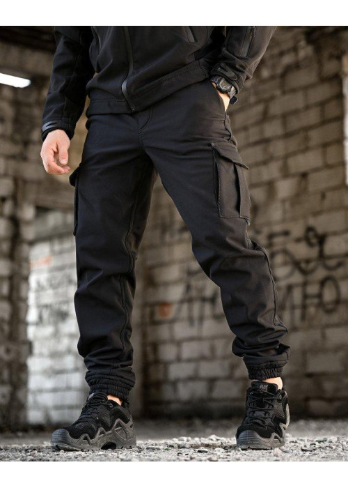 Тактичний костюм софтшел BANDIT чорний