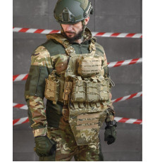 Плитоноска 4 швидкі скидання Cordura піксель НП5128