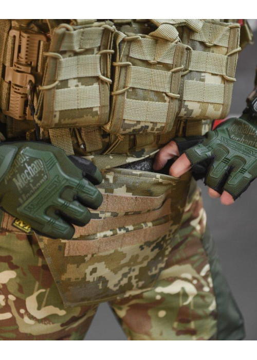 Плитоноска 4 швидкі скидання Cordura піксель НП5128