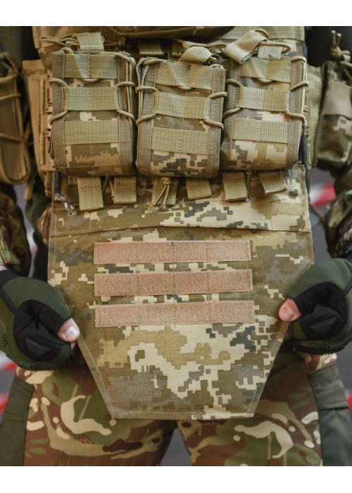 Плитоноска 4 швидкі скидання Cordura піксель НП5128