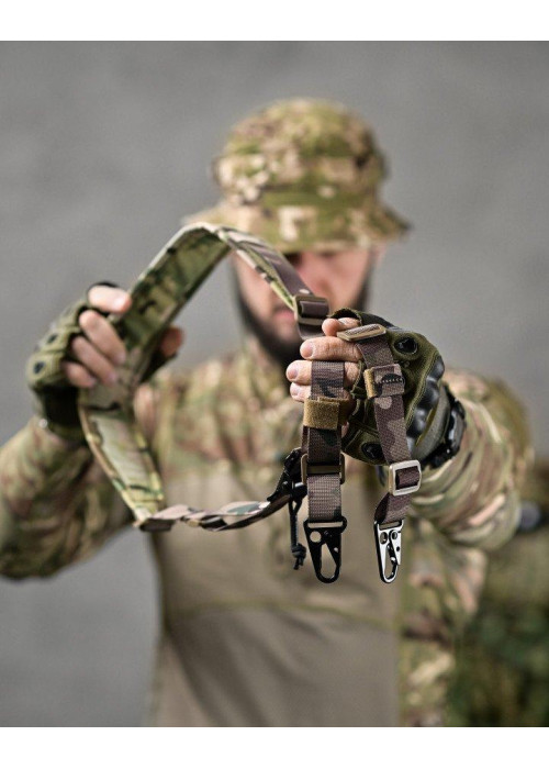 Двоточковий ремінь для зброї   cordura Мультикам