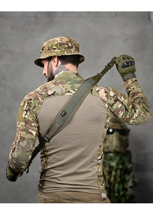 Двоточковий ремінь для зброї cordura Оливковий