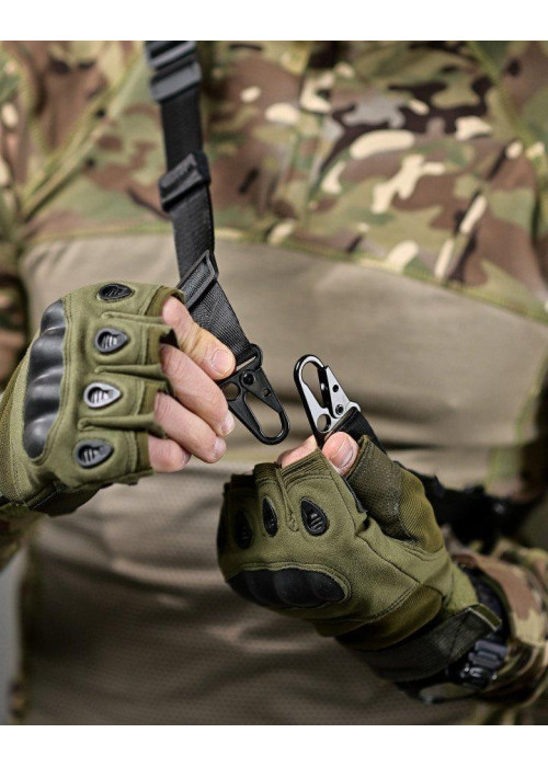 Двоточковий ремінь для зброї Militex  cordura чорний