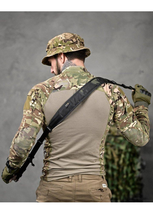 Двоточковий ремінь для зброї Militex  cordura чорний