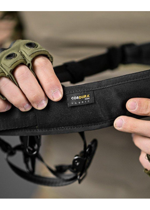 Двоточковий ремінь для зброї Militex  cordura чорний