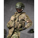 Тактична плитоноска 4 швидкі скидання з напашником Cordura