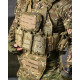 Тактична плитоноска 4 швидкі скидання з напашником Cordura