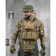 Плитоноска з напашником 4 швидких скидання Cordura мультикам