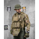 Плитоноска з напашником 4 швидких скидання Cordura мультикам