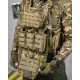 Плитоноска з напашником 4 швидких скидання Cordura мультикам