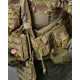 Плитоноска з напашником 4 швидких скидання Cordura мультикам