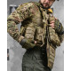 Плитоноска з напашником 4 швидких скидання Cordura мультикам