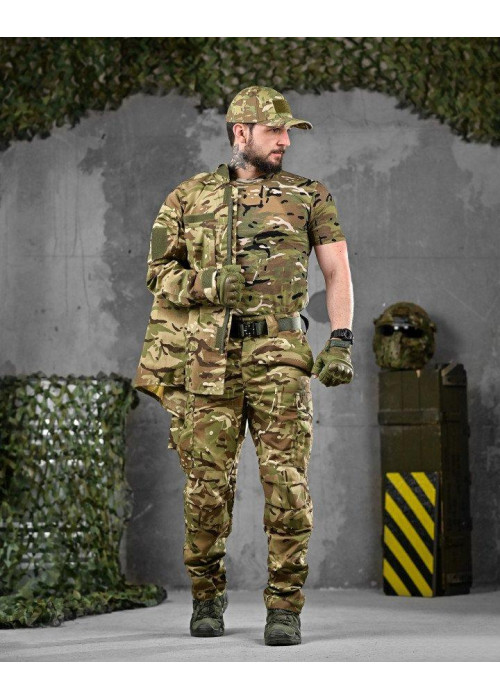 Літній статутний тактичний костюм DOGMA 6в1 мультикам армійський комплект
