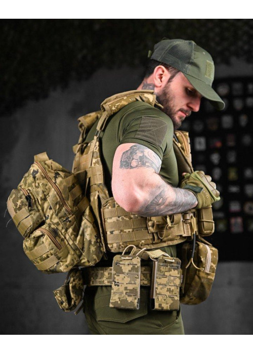 Плитоноска + РПС ATACK TIMUCHIN    піксель 