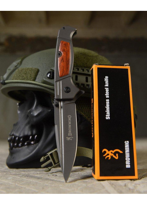 Ніж складаний Browning wood Коричневий