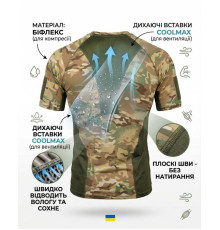 Компресійна потовідводна футболка Elit Force SSO мультикам 