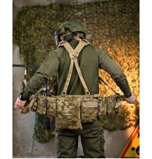 Розвантажувальний пояс РПС 7.62 (піксель) у комплекті — Cordura 500D, MOLLE, анатомічний