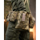 Розвантажувальний пояс РПС 7.62 (піксель) у комплекті — Cordura 500D, MOLLE, анатомічний