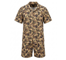 Літній військовий комплект Oblivion Camo Palm: тактичний костюм із софт поліестеру для туризму, полювання