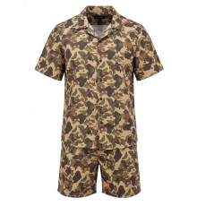 Літній військовий комплект Oblivion Camo Palm: тактичний костюм із софт поліестеру для туризму, полювання