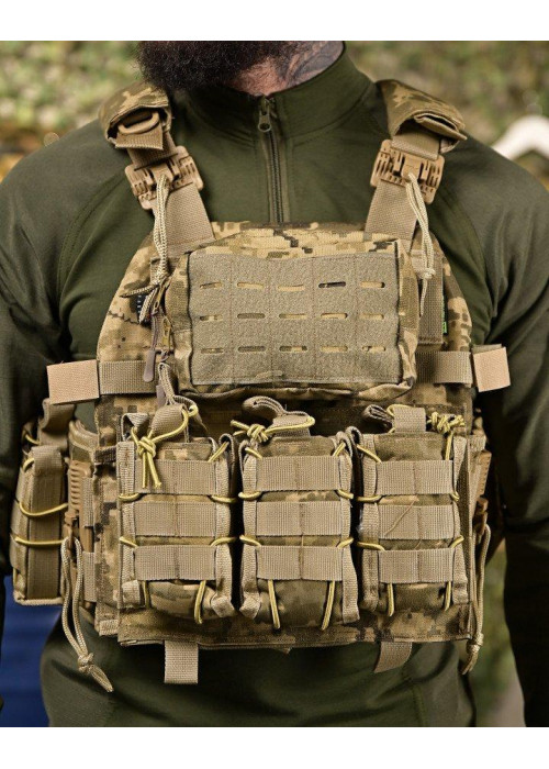 Тактична плитоноска 7.62 Піксель із 