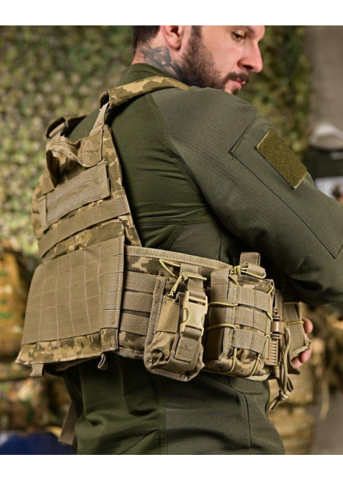 Тактична плитоноска 7.62 Піксель із 