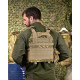 Тактична плитоноска Cordura Піксель із 4 точками швидкого скидання та напашником: 1000D, 7 підсумків, плити 25х30 см