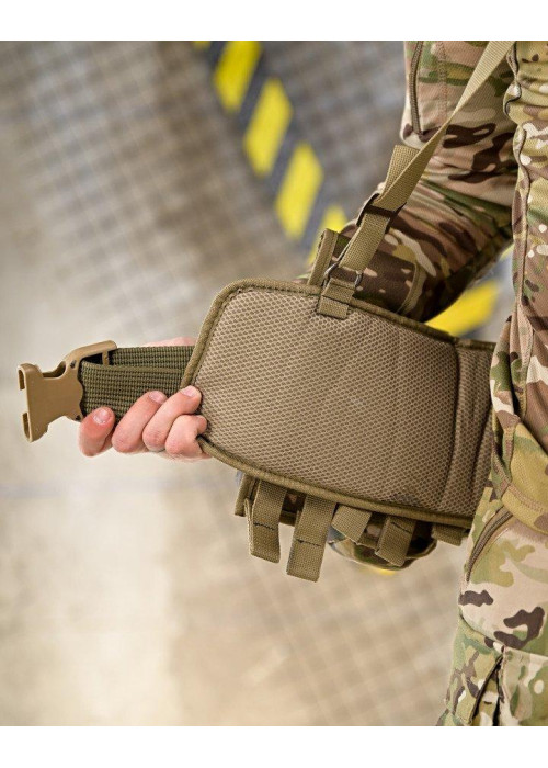 Розвантажувальний пояс РПС Attack Мультикам у зборі: Cordura 500D, 4 підсумки, аптечка, сумка скидання