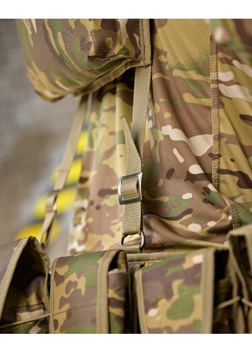 Розвантажувальний пояс РПС Attack Мультикам у зборі: Cordura 500D, 4 підсумки, аптечка, сумка скидання