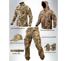 Тактичний костюм Softshell 6в1 ПІКСЕЛЬ