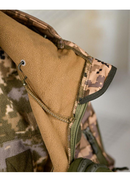 Тактичний костюм Softshell 6в1 ПІКСЕЛЬ