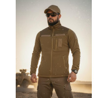 Тактичний флісовий кофта койот PATRIOT