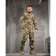 Тактичний костюм FENIX піксель  флісова кофта + штани, військова форма Polar fleece + ріп-стоп, тактичний одяг для служби