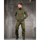 Тактичний костюм FENIX олива — флісовка + штани, тактична форма Polar fleece + ріп-стоп, військовий костюм для служби