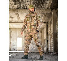 Тактичний костюм софтшел Softshell 5.11 Mission мультикам з наколінниками 