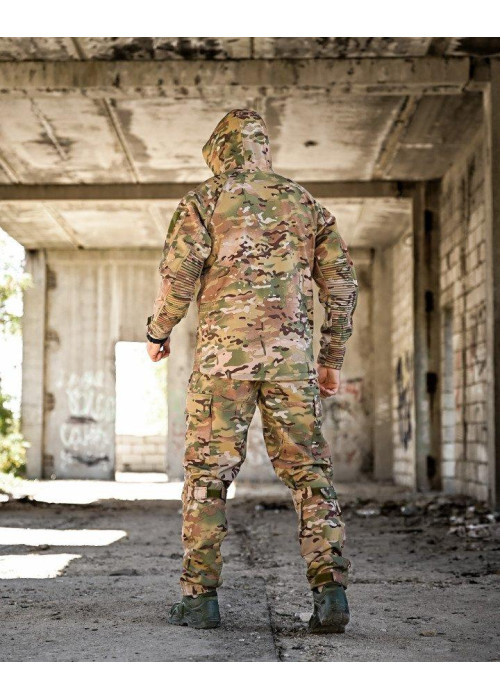Тактичний костюм софтшел Softshell 5.11 Mission мультикам з наколінниками