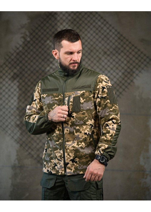 Флісова кофта піксель TERMIT